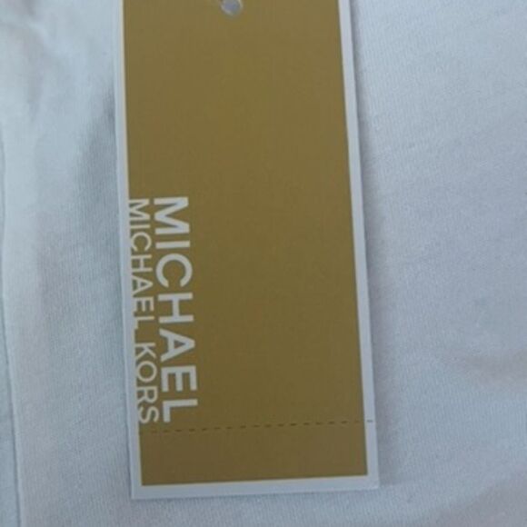 Michael Kors White Tee with Logo - Picture 8 of 9